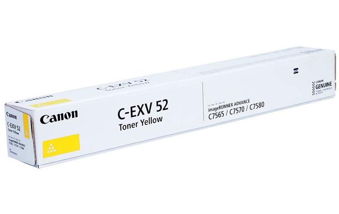 Canon originální TONER CEXV52 YELLOW iR-ADV C75xx/C77xx 66 500 stran A4 (5%)