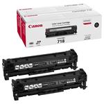 Canon originální toner CRG-718BK 2-pack/ LBP-7200/ 7660/ 7680/ MF-80x0/ MF724 /K/ Černé