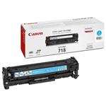 Canon originální toner CRG-718C/ LBP-7200/ 7660/ 7680/ MF-80x0/ MF724/ 2900 stran/K/ azurový