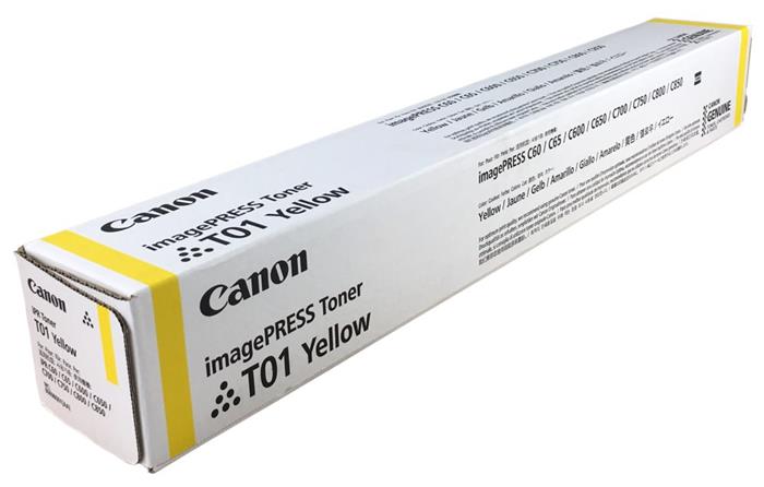 Canon originální toner T01, yellow, 8069B001, Canon imagePRESS IP C800/700/600