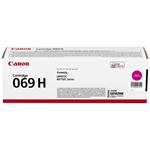 Canon originální vysokokapacitní toner Cartridge 069 H M magenta, MF752Cdw, 754Cdw, LBP673Cdw, kapacita5 500 stran/K/