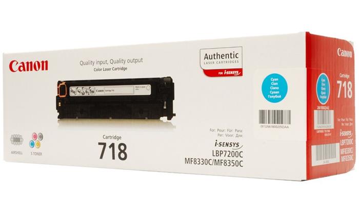 Canon toner CRG-718C, azurový