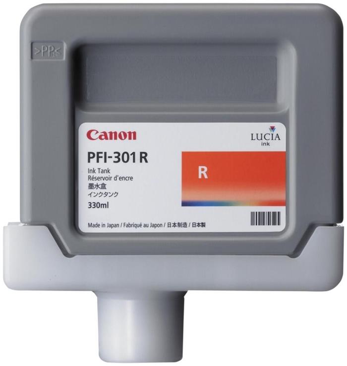 Canon Zásobník inkoustu PFI-301R/ iPF-8x00/ iPF-9x00/ Červená