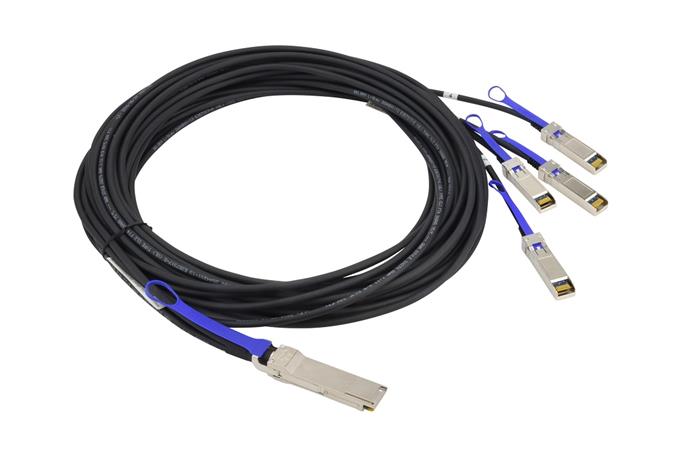 CBL-NTWK-0721 - kabel pasivní, ethernet, 40GbE/QSFP na 4x10GbE/SFP+, 5M,25AWG