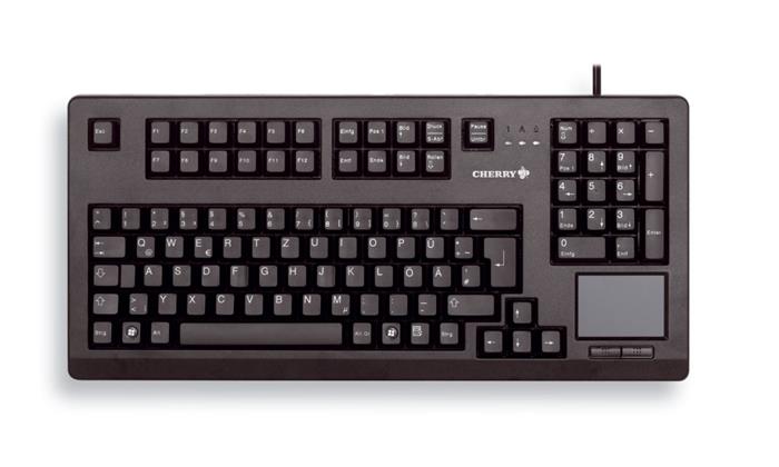 Cherry G80-11900, klávesnice s touchpadem, USB, černá, ENG
