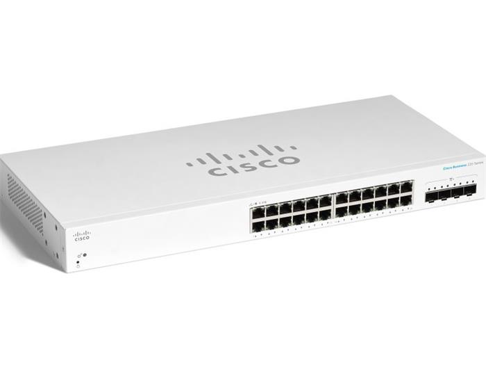 Cisco CBS220 Smart 24-port GE, 4x1G SFP