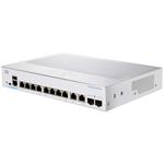 Cisco CBS250-8T-E-2G-EU 8-port GE Smart Switch, 8x GbE RJ-45, 2x 1G Combo, Ext PS