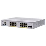 Cisco CBS350-16P-E-2G-EU 16-port GE Managed Switch, PoE, 2x1G SFP, Ext PS