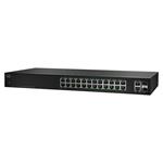 Cisco SF112-24, 24-portový 10/100Mbit switch, Gigabit Uplinks, fanless, kovový