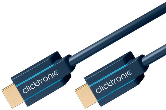 ClickTronic HDMI 2.1 kabel, zlacené konektory, 1.5m