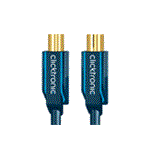 ClickTronic OFC Kabel anténní 75 Ohm, IEC169-2, M-F, 1m