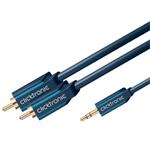 ClickTronic OFC Kabel jack 3,5M - 2x cinch(M), audio, 10m