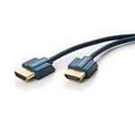 Clicktronic tenký HDMI 2.0 kabel, Ultra-HD, HDMI M - HDMI M, 0.5m