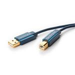 Clicktronic USB 2.0 A-B propojovací kabel, 3m