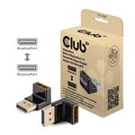 Club3D DisplayPort 1.4 úhlový adaptér, 4K@120Hz, 90°