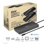 Club3D Dokovací stanice Thunderbolt 4 11v1, 3xUSB-C, 3xUSB-A, PD