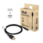 Club3D Kabel USB-C na DisplayPort 2.1, 10K@60Hz, DSC1.2, 1m