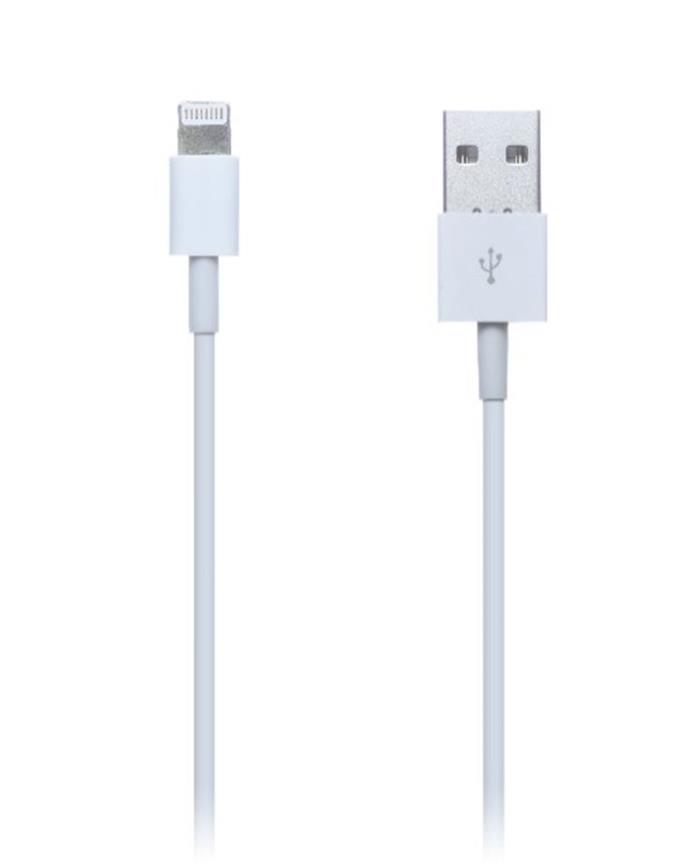 CONNECT IT kabel USB -> Apple Lightning, 2m, bílý