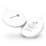 CONNECT IT MagSafe Wireless Fast Charge bezdrátová nabíječka, 15 W, bílá