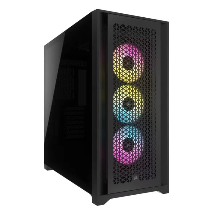 CORSAIR iCUE 5000D RGB AIRFLOW/Midi Tower/Transpar./Černá