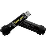 Corsair Survivor Stealth 256GB, flash disk, USB 3.0, odolný vůči nárazu a vodě