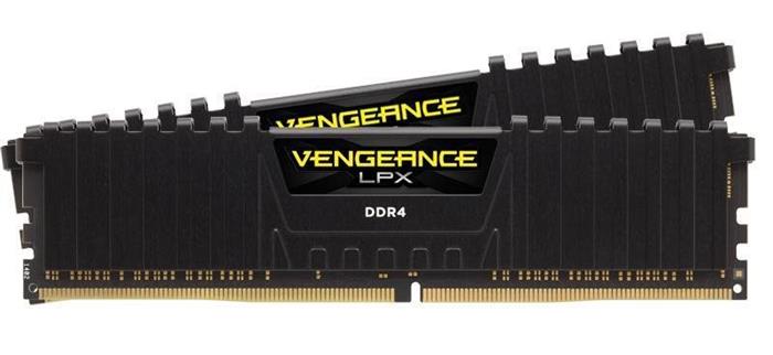 Corsair Vengeance LPS Black 2x4GB DDR4 2400MHz, CL16-16-16-39, 1.2V XMP 2.0