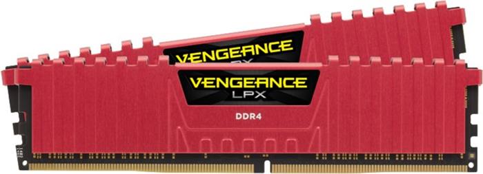 Corsair Vengeance LPX Red, 2x8GB DDR4 3200MHz, CL16-18-18-36, DIMM, XMP2.0