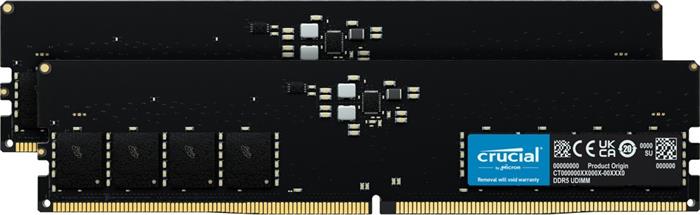 Crucial 2x16GB DDR5 4800MHz CL40 DIMM