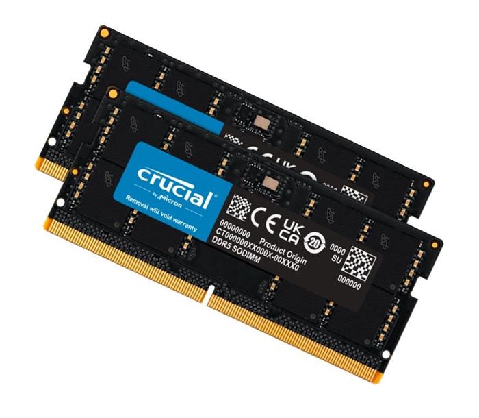 Crucial 2x32GB DDR5 4800MHz CL40 SO-DIMM