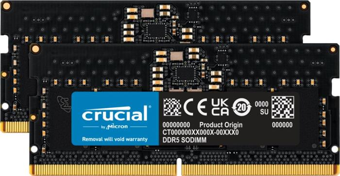 Crucial 2x8GB DDR5 4800MHz CL40 SO-DIMM