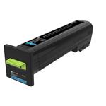 CS820, CX82x, CX860 Cyan Return Programme Toner Cartridge - 8 000 stran