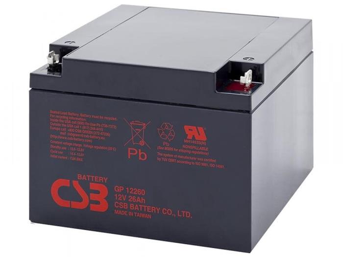 CSB 12V 26Ah olověný akumulátor M5 (GP12260I)