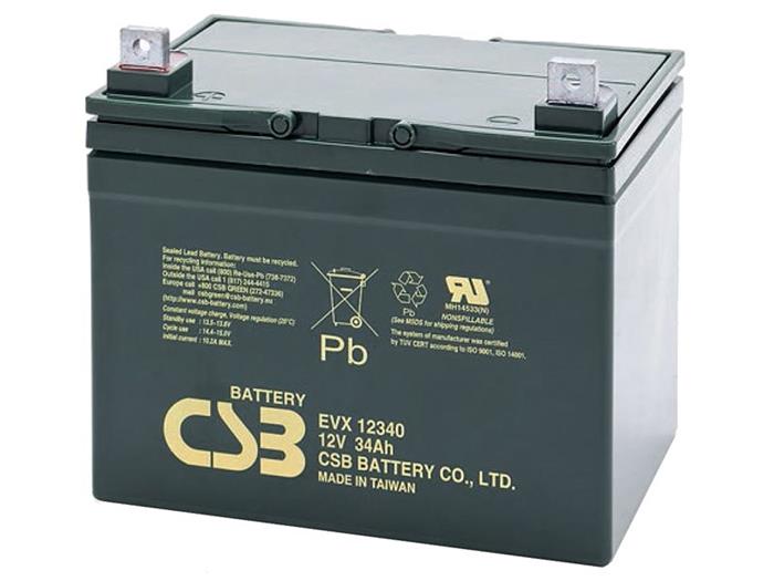 CSB 12V 34Ah olověný akumulátor B5-L Deep Cycle (EVX12340)