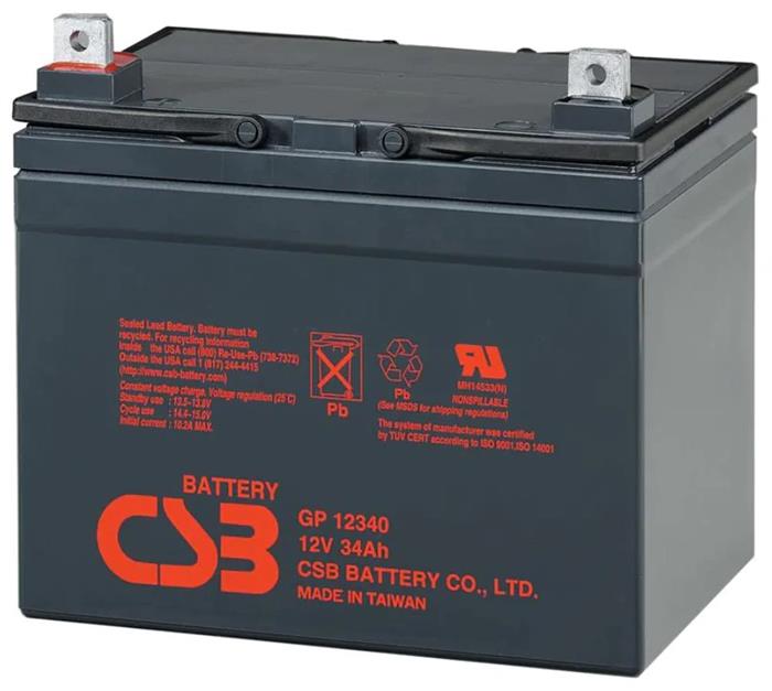 CSB Pb záložní akumulátor CSB GP12340, 12V, 34Ah