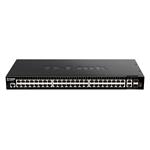 D-Link 48 ports GE + 2 10GE ports + 2 SFP+ Smart Managed Switch