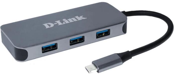 D-Link 6-v-1 USB-C Hub s HDMI/GLAN/Power Delivery