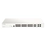 D-Link DBS-2000-28P 28xGb PoE+ Nuclias Smart Managed Switch 4x 1G Combo Ports,193W (With 1 Year Lic)