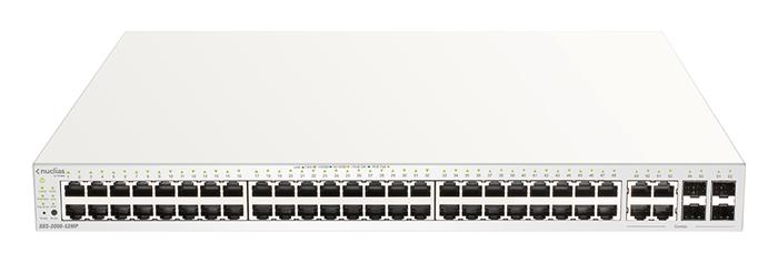 D-Link DBS-2000-52MP 52xGb PoE+ Nuclias Smart Managed Switch 4x1G Combo Ports,370W (With 1 Year Lic)