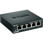 D-Link DGS-105/E, 5-portový gigabitový switch, kovový