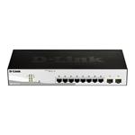 D-Link DGS-1210-10P, 10port Gbit POE Smart Switch, 2xSFP