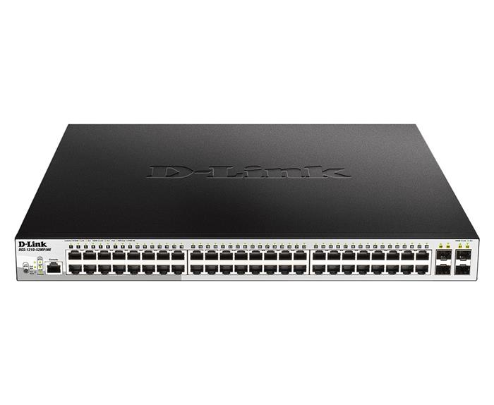 D-Link DGS-1210-52MP/ME/E 48x 1G PoE + 4x 1G SFP Metro Ethernet Managed Switch