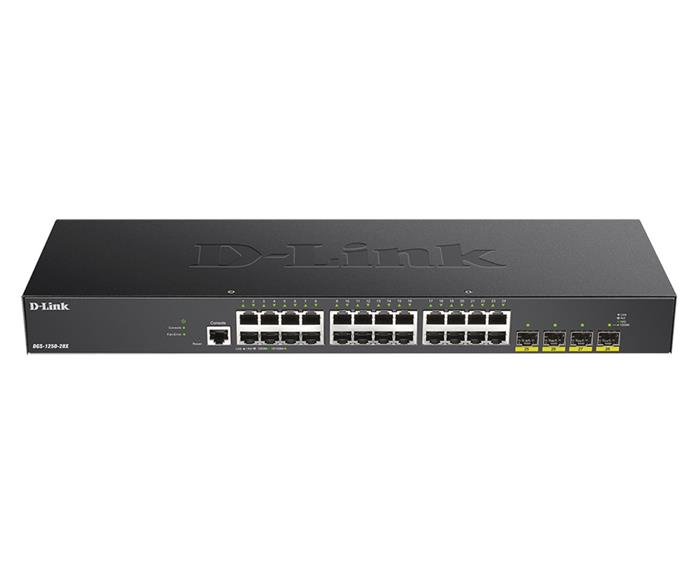 D-Link DGS-1250-28X Smart switch 24x Gb, 4x 1G/10G SFP+