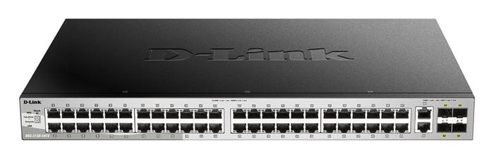 D-Link DGS-3130-54TS L3 Stackable Managed switch, 48x GbE, 2x 10G RJ-45, 4x 10G SFP+