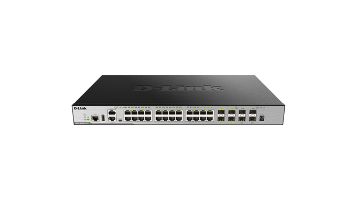 D-LINK DGS-3630-28SC/SI/E 28-Port Layer 3 Fiber Gigabit Stack Switch SI