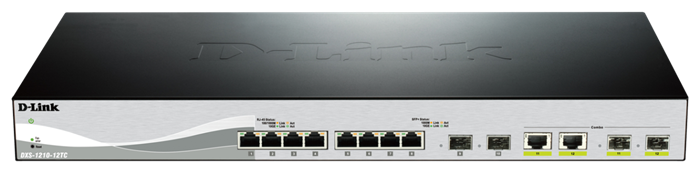 D-Link DXS-1210-12TC 8x10GbE 4xSFP+ switch