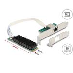 Delock 10Gbit síťová karta do M.2 2280 (PCIe) slotu, 1x RJ45