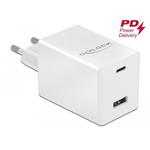 Delock 48 W nabíječka, 1x USB-C + 1x USB-A, PD 3.0