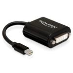 Delock adaptér DisplayPort mini (samec) na DVI 24+5 (samice), černá