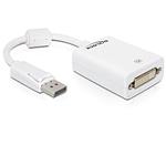 Delock adaptér DisplayPort (samec) na DVI 24+5 (samice), bílý