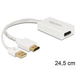 Delock Adaptér HDMI-A samec > Displayport samice